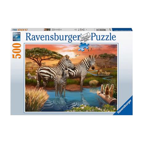Zebra’s At Waterhole 500pc Jigsaw Puzzle £10.99